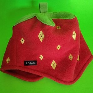 Columbia fleece toddler strawberry hat